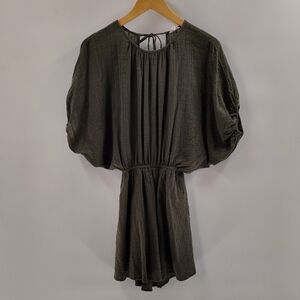 Aerie Women's Golden Hour Cover Up Size XS Green Size XS Cotton